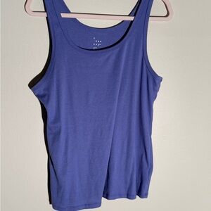 a new day Periwinkle Scoop Neck Tank Top